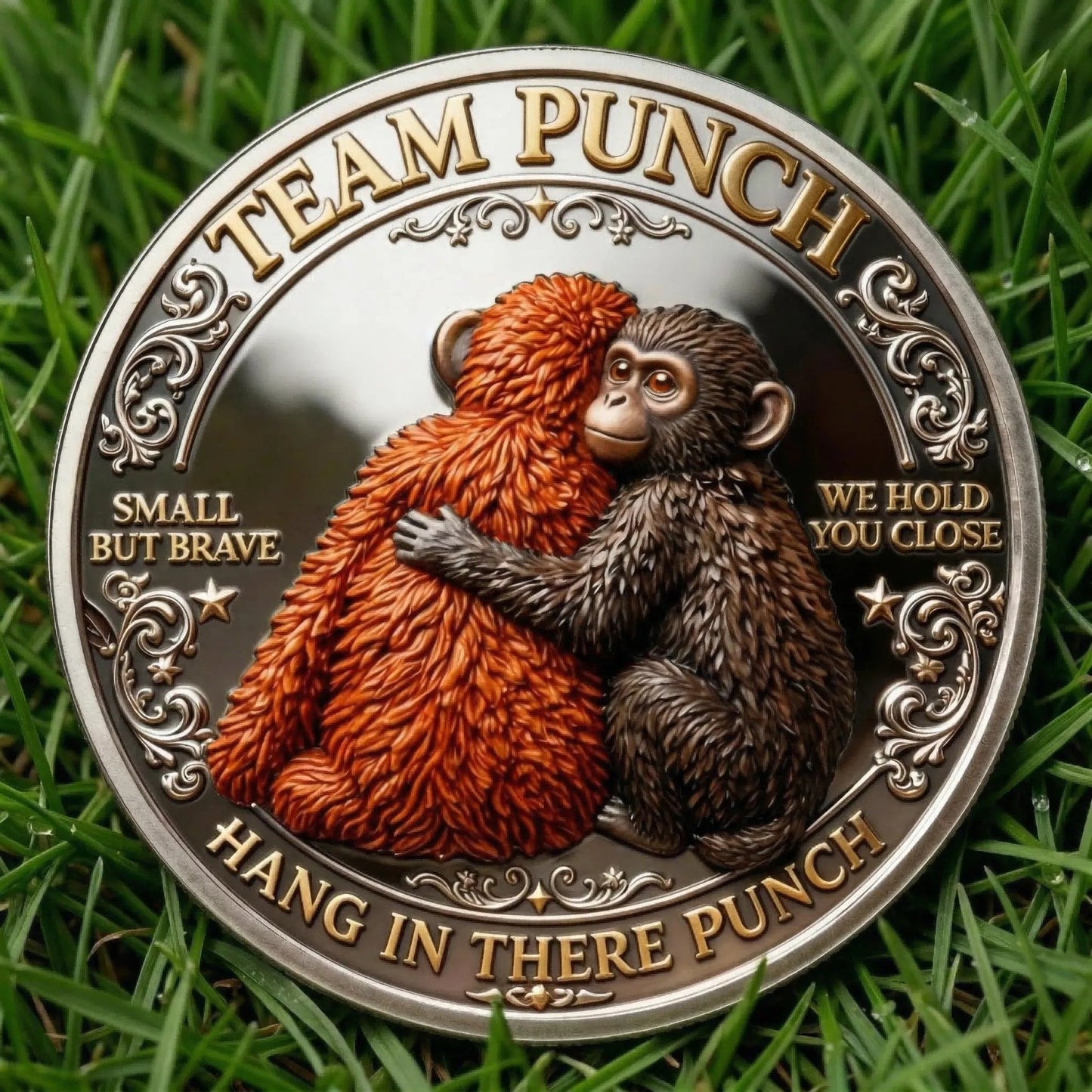 ๐Last Day 49% OFF - Team Punch Monkey Support Commemorative Coin ๐๐