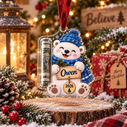 Personalized Christmas Cash Ornament