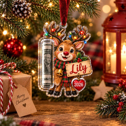 Personalized Christmas Cash Ornament