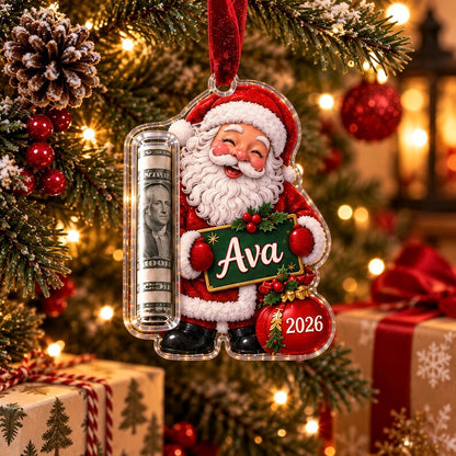 Personalized Christmas Cash Ornament