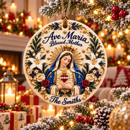 ✝️ Personalized Christian Ceramic Ornament