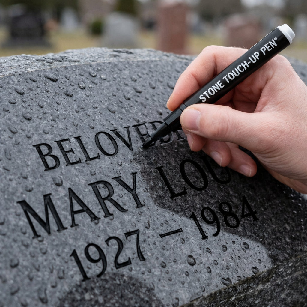 🖋️Golden Tombstone Marker Pen for Restoring Faded Grave Inscriptions