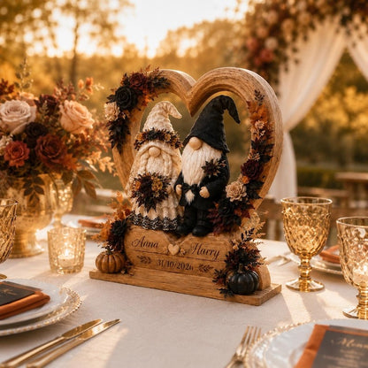 Personalized Halloween Gnome Wedding Gift