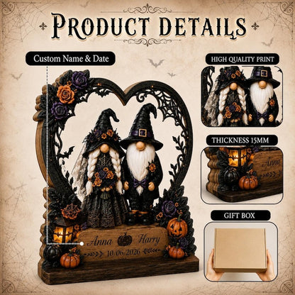 🔥Last Day 48% OFF - 🧙‍♀️ Personalized Witch Couple Decorations