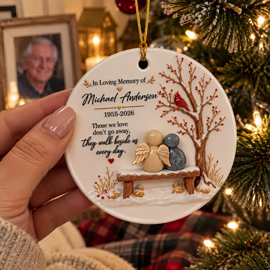 ❤️ Missing You More Every Christmas Personalized Memorial Ornament