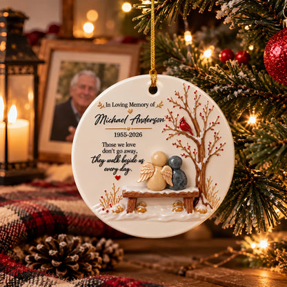 ❤️ Missing You More Every Christmas Personalized Memorial Ornament