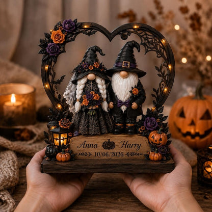 🔥Last Day 48% OFF - 🧙‍♀️ Personalized Witch Couple Decorations