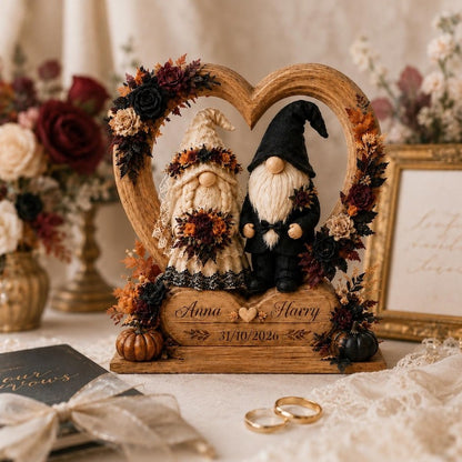 Personalized Halloween Gnome Wedding Gift