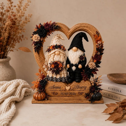 Personalized Halloween Gnome Wedding Gift