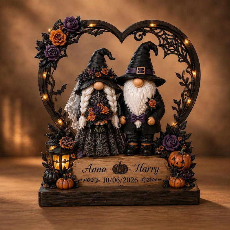 🔥Last Day 48% OFF - 🧙‍♀️ Personalized Witch Couple Decorations