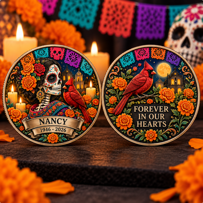 🌼 Personalized “Day of the Dead” Commemorative Coins