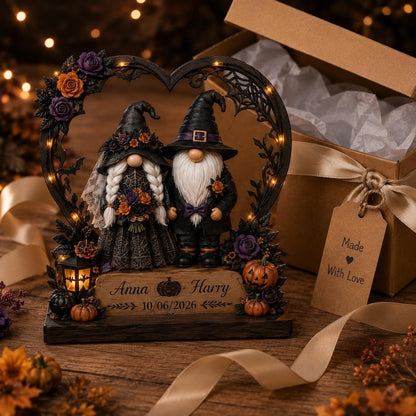 🔥Last Day 48% OFF - 🧙‍♀️ Personalized Witch Couple Decorations