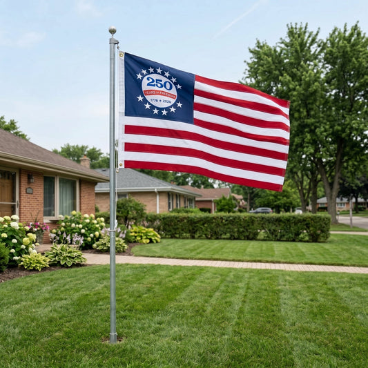 250 Years of Freedom Patriotic Eagle Flag 1776 - 2026