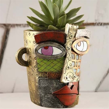 🌷Picasso Brutalist Abstract Beauty Face Flower Pot