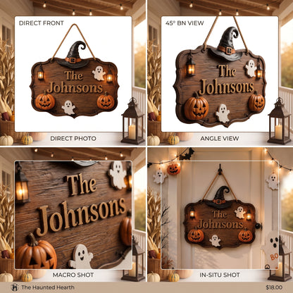 🎃Custom Halloween Wooden Signs