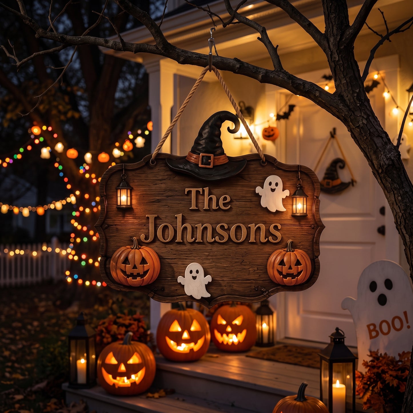 🎃Custom Halloween Wooden Signs