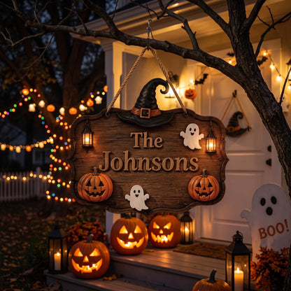 🎃Custom Halloween Wooden Signs