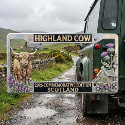 🐂Last Day 49% OFF - Highland Cow License Plate Frame