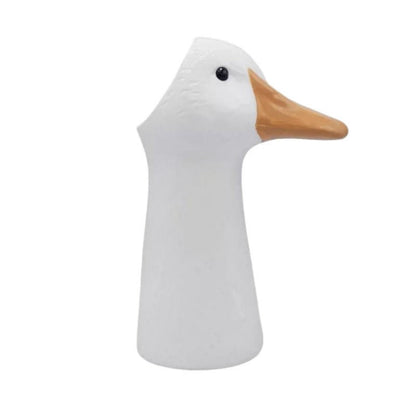 🦆 Ceramic Duck Flower Vase