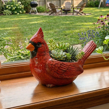 🐦🐦2026 Mother's Day Gifts 50% Off--💖🎁Cardinal Bird Succulent Planter