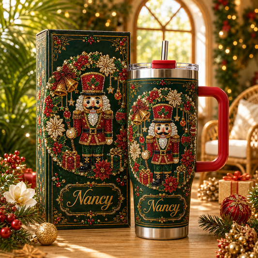 🎁 Personalized Nutcracker Christmas Tumbler🥤