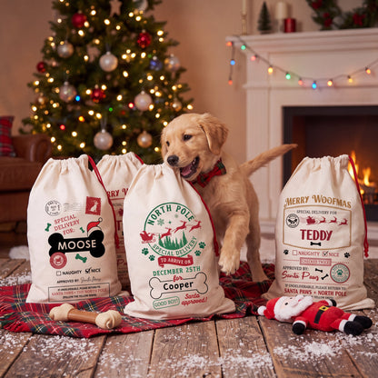 Personalized Dog Christmas Sack