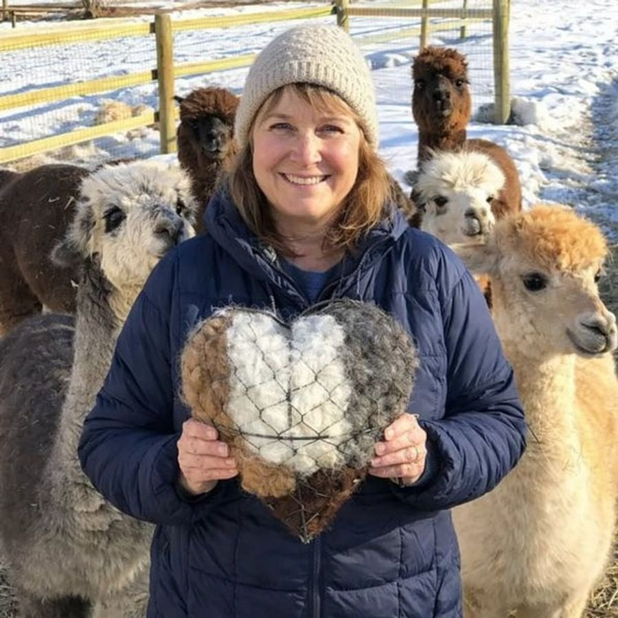🔥LAST DAY 50% OFF - 🕊️🏡 Natural Alpaca Fiber Bird Nesting Heart❤️A Cozy Gift for Birds